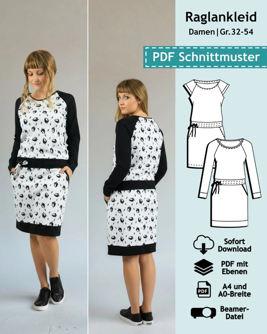 Schnittmuster Jerseykleid Ela (Gr. 32-54) PDF zum Download