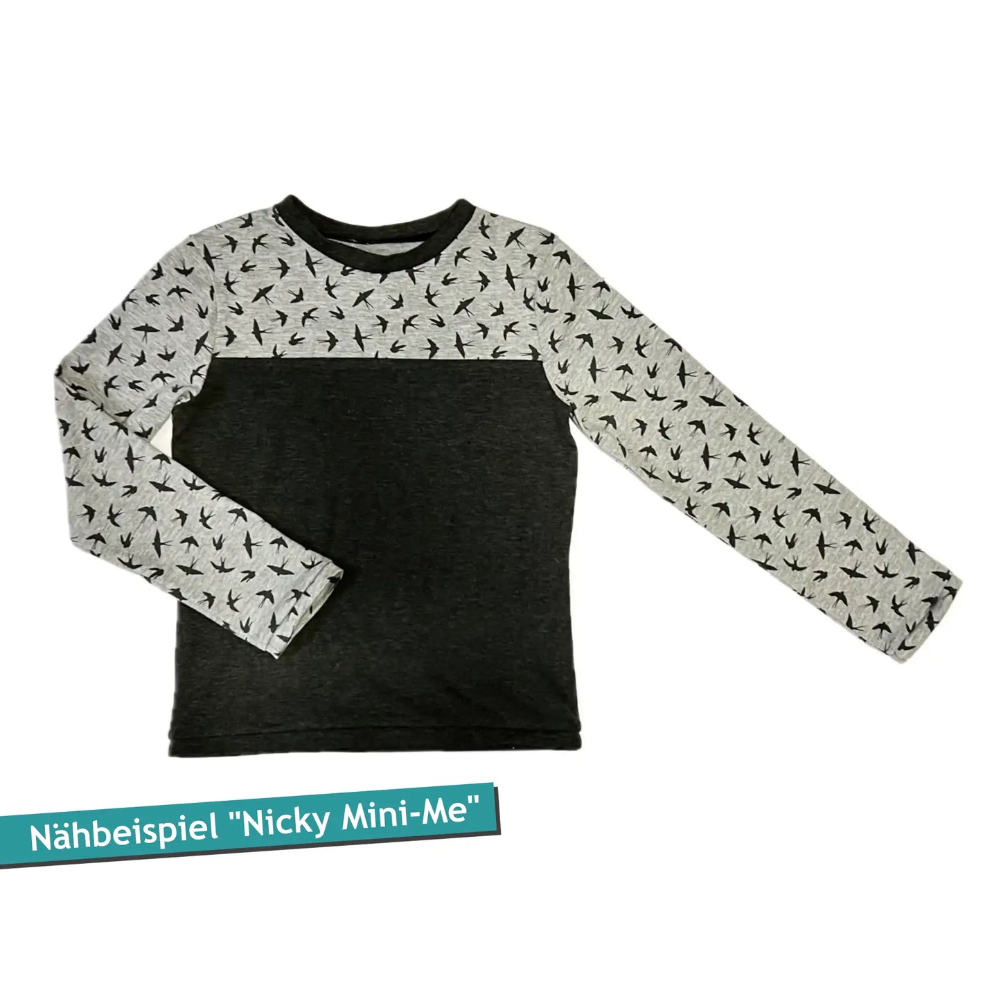 Schnittmuster Kinder T-Shirt & Longsleeve Nicky (92/98-164/170)