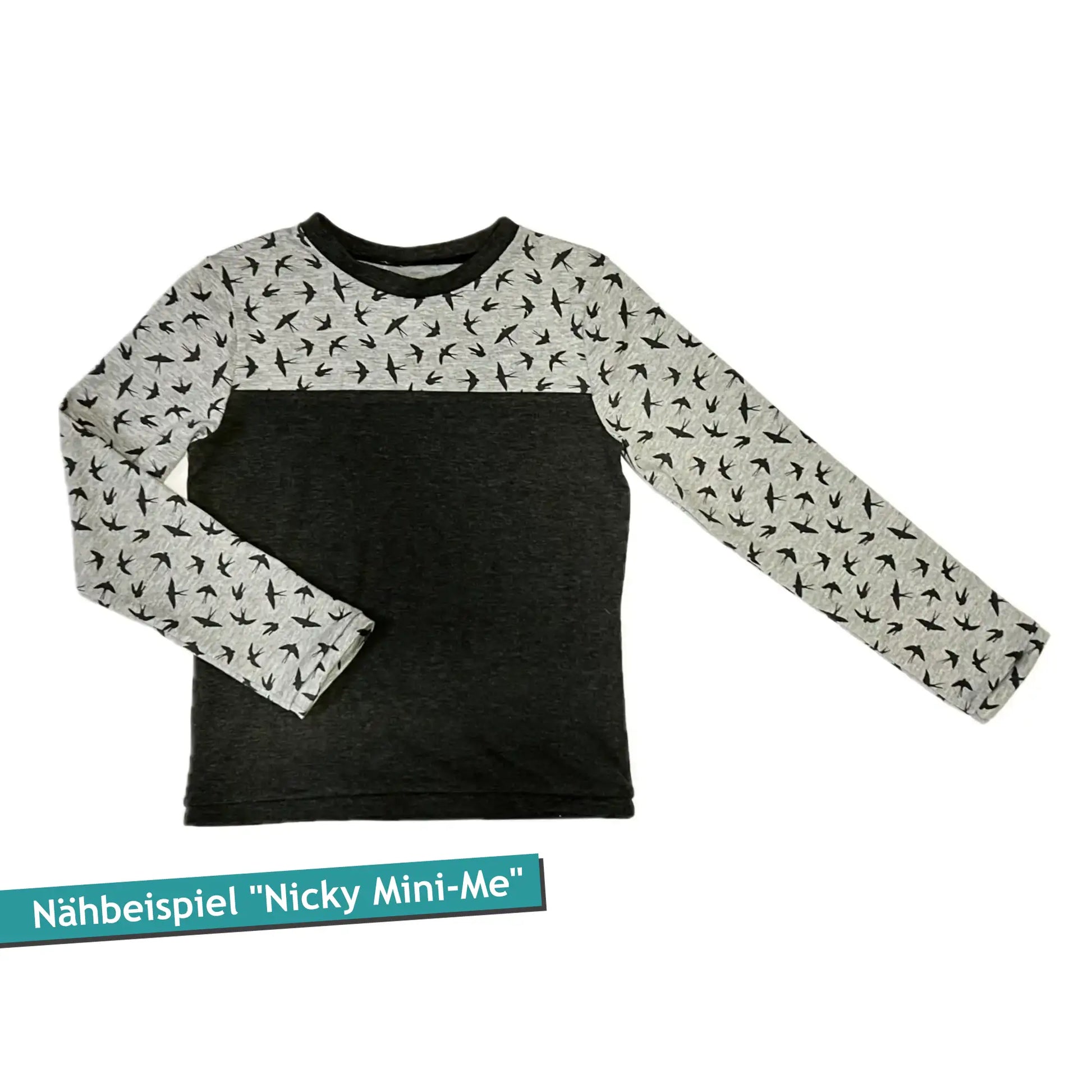 Schnittmuster Kinder T-Shirt & Longsleeve Nicky (92/98-164/170)
