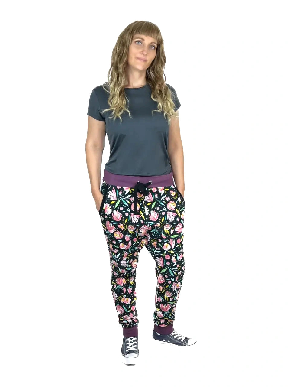 Schnittmuster Sweatpants mit tiefem Schritt Linn (Gr. 34-44)