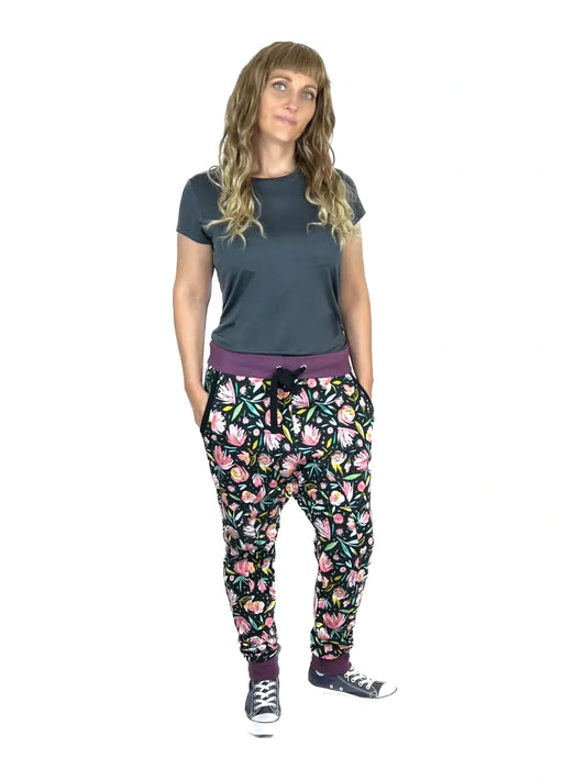 Schnittmuster Sweatpants mit tiefem Schritt Linn (Gr. 34-44)