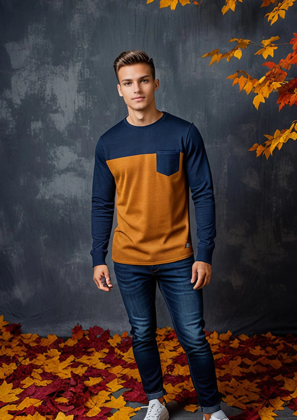 Sewing pattern men's shirt & long sleeve Nick