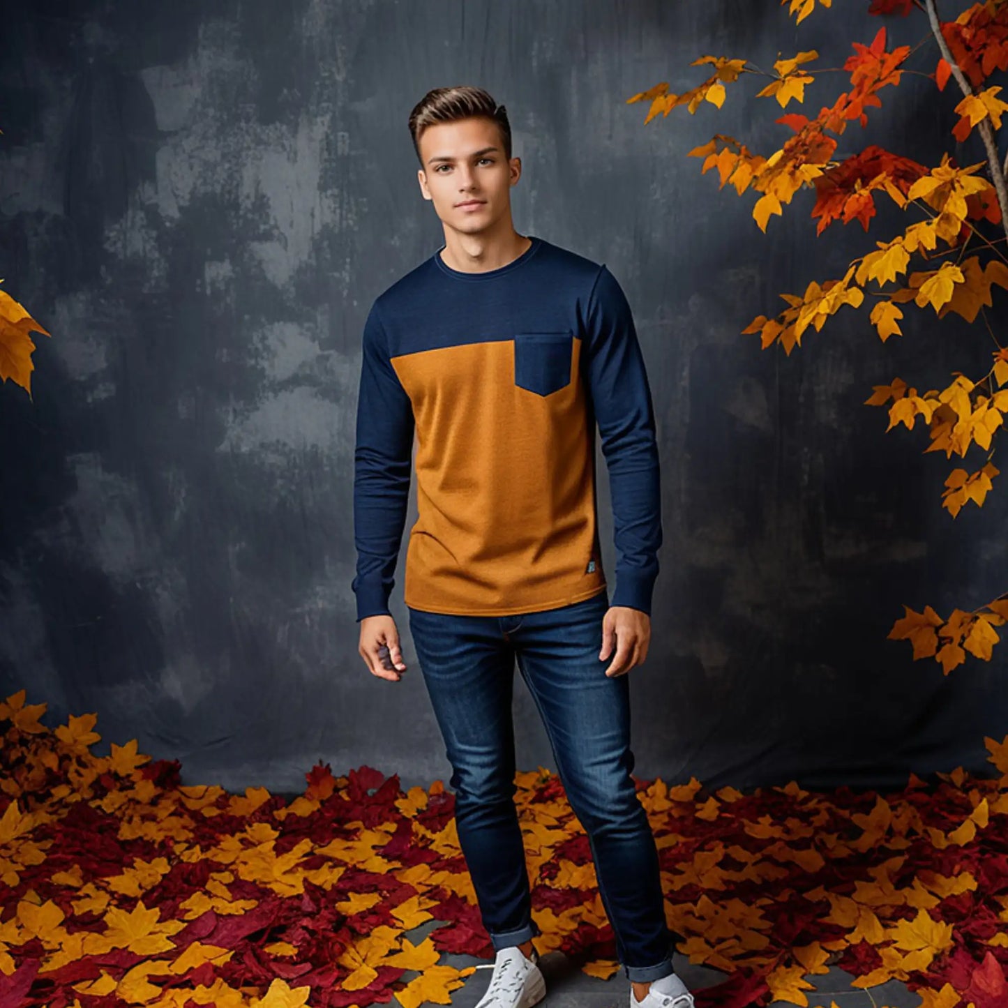 Sewing pattern men's shirt & long sleeve Nick