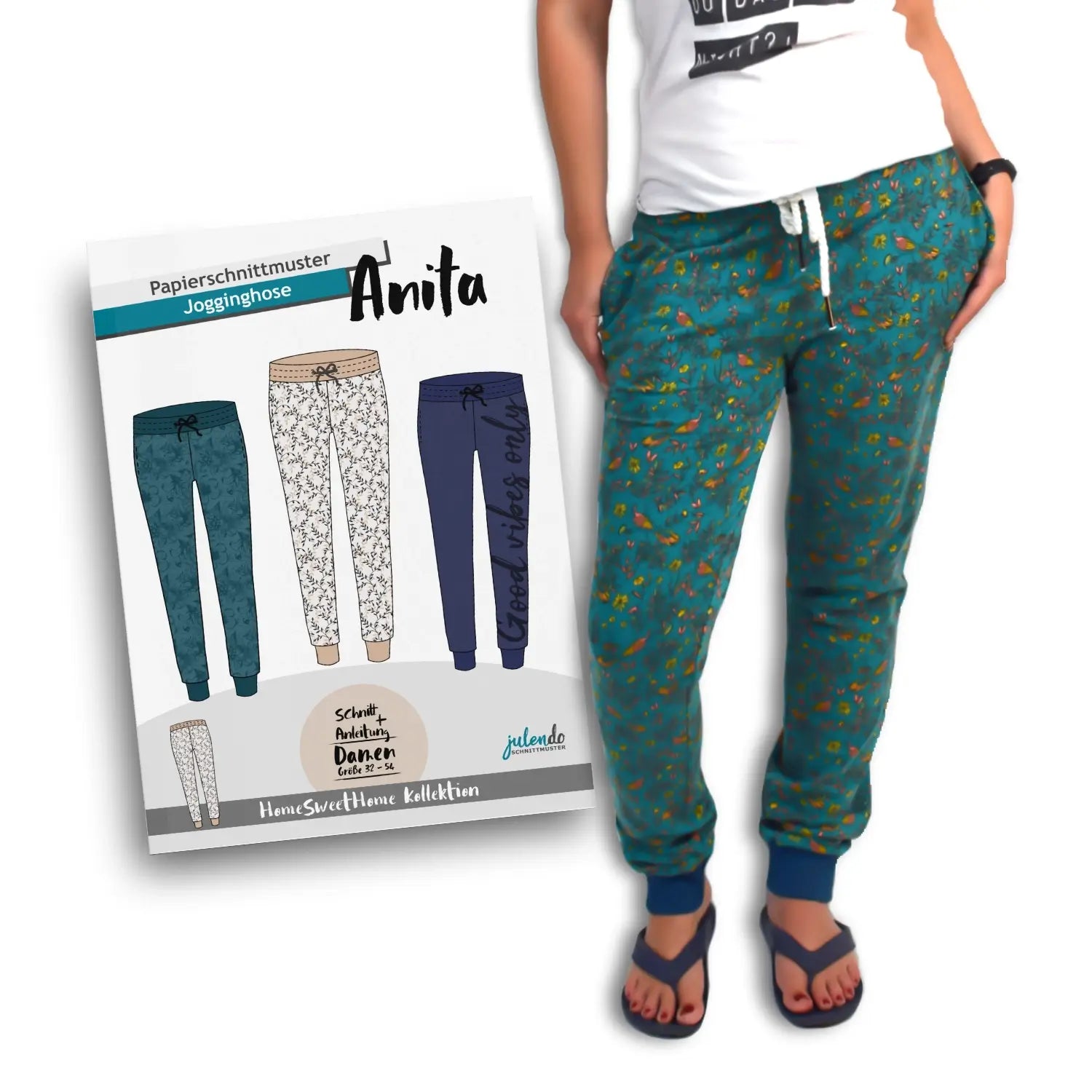 Schnittmuster Jogginghose Anita (Gr. 32-54) Papierschnittmuster