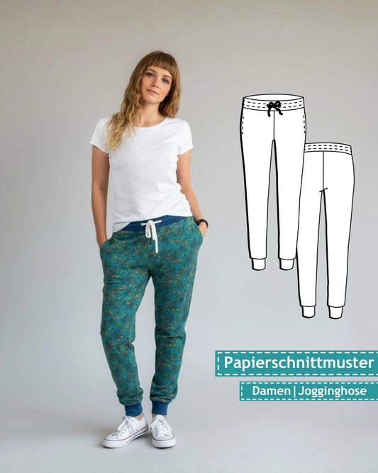 Schnittmuster Jogginghose Anita (Gr. 32-54) Papierschnittmuster