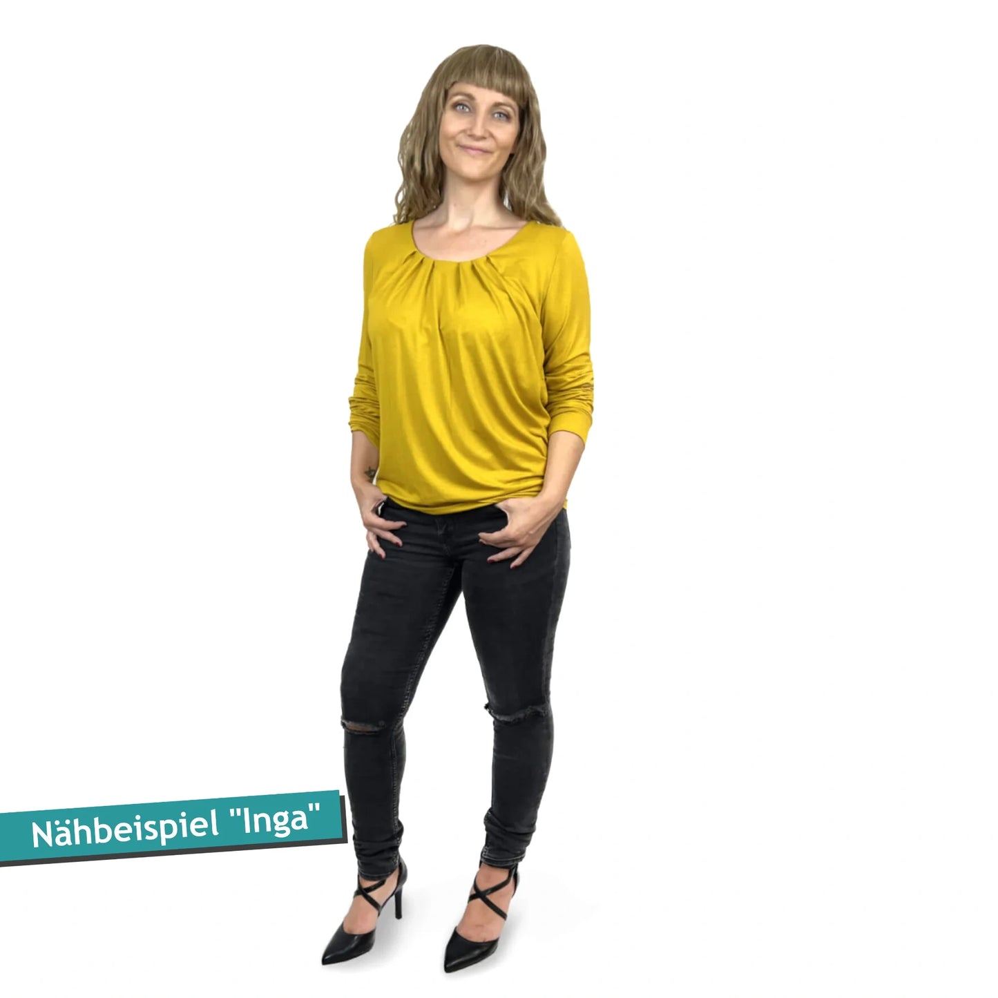 Schnittmuster Jersey-Oberteil Inga (Gr. 32-54)