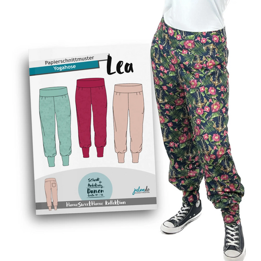 Schnittmuster Yogahose Lea (Gr. 32-54) Papierschnittmuster