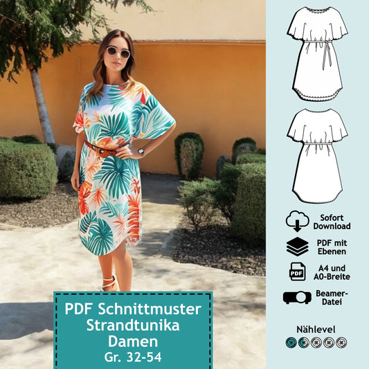 Schnittmuster Tunika Heidi (Gr. 32-54)
