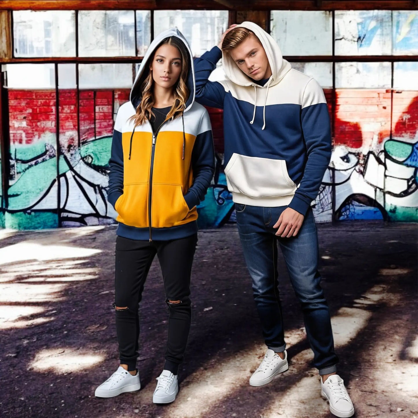 3er Set PDF Schnittmuster Hoodie "Bonnie & Clyde" (digital)