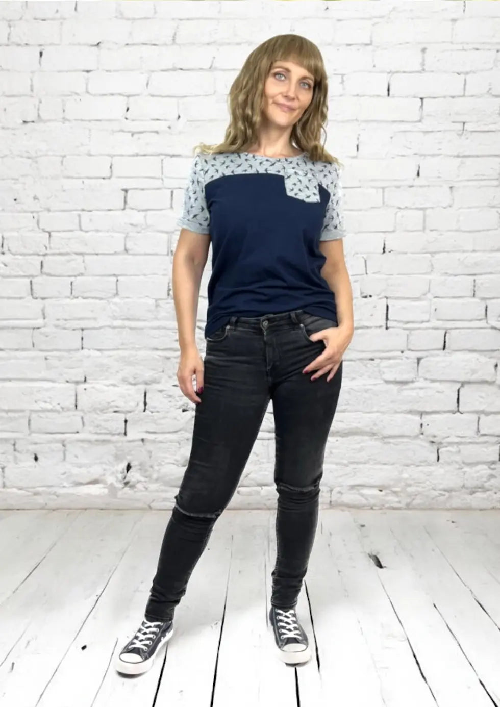 Schnittmuster T-Shirt & Longsleeve Nicky (Gr. 32-54)