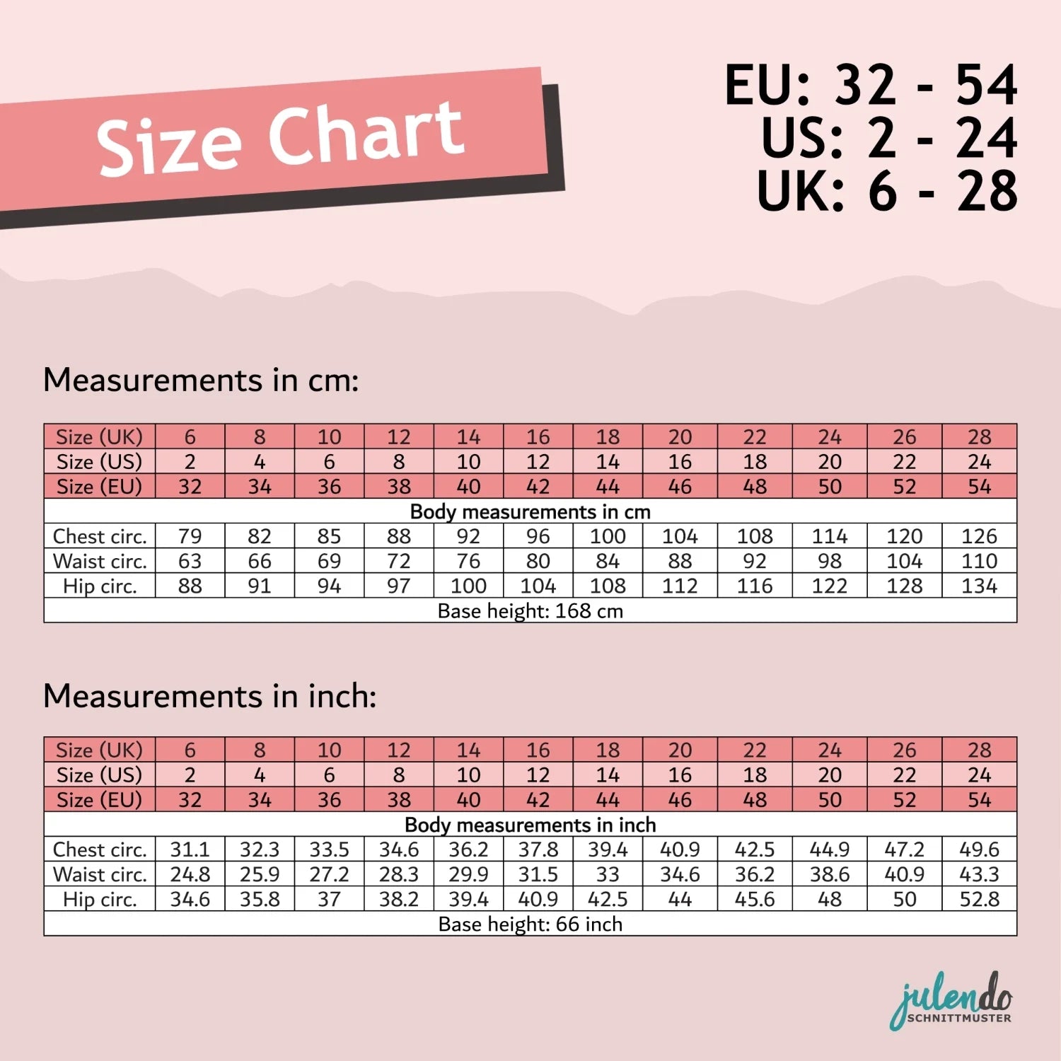 women size chart