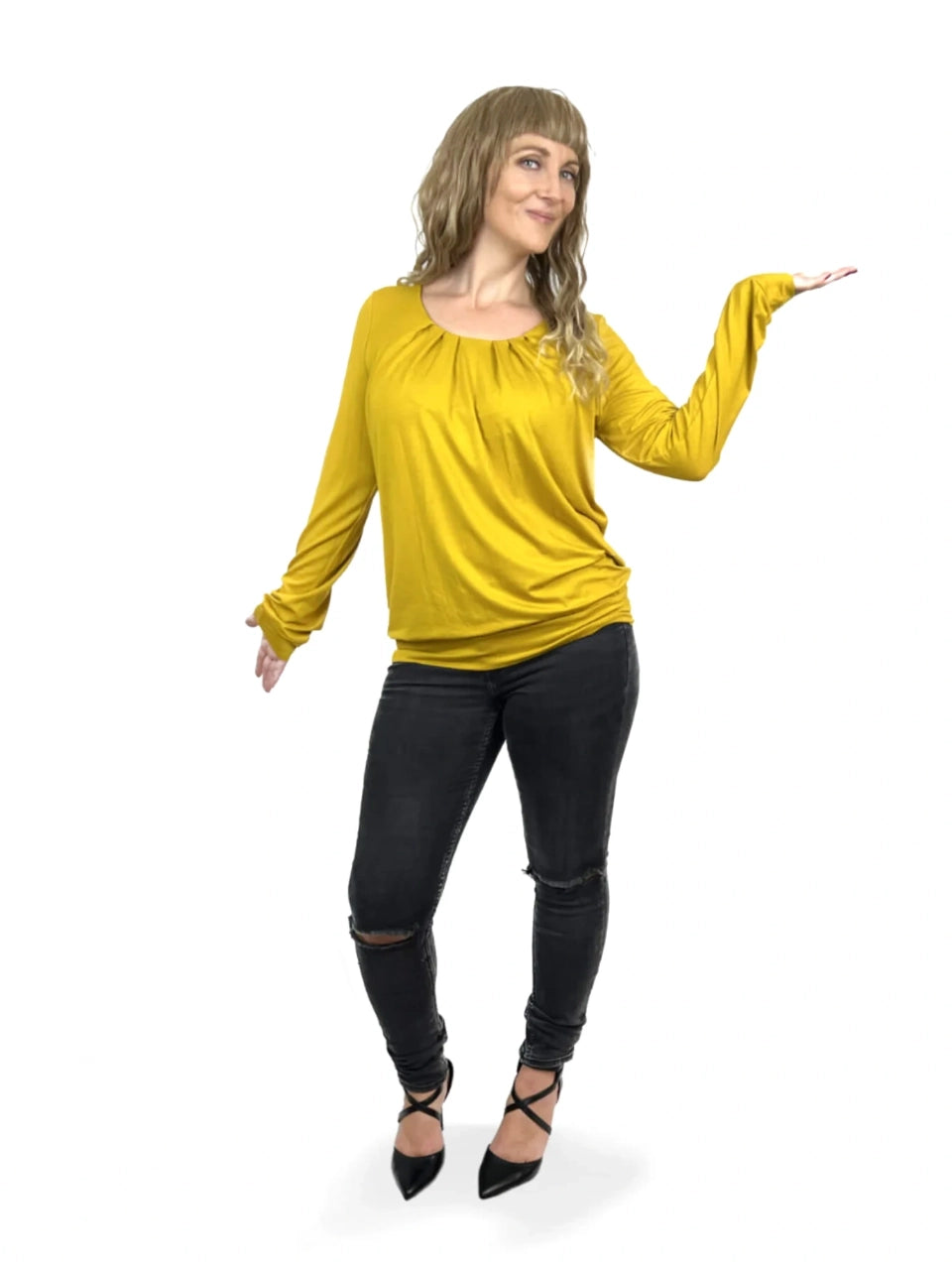 Schnittmuster Jersey-Oberteil Inga (Gr. 32-54)