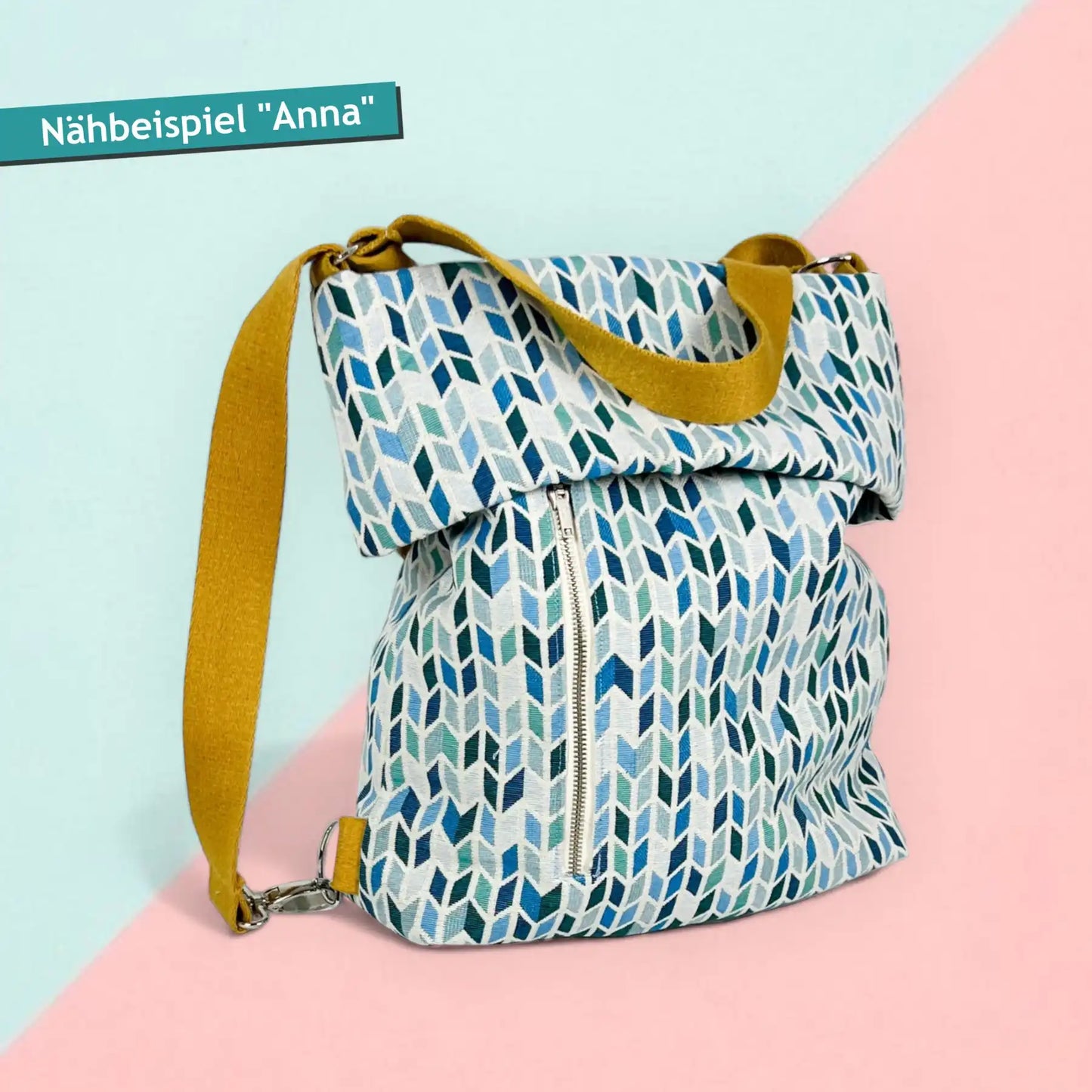 Schnittmuster Multifunktionstasche Anna
