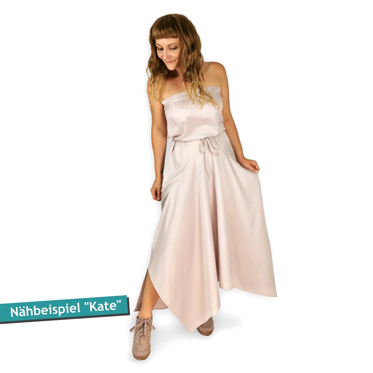 Schnittmuster Maxi Bandeaukleid Kate (Gr. 32-44)
