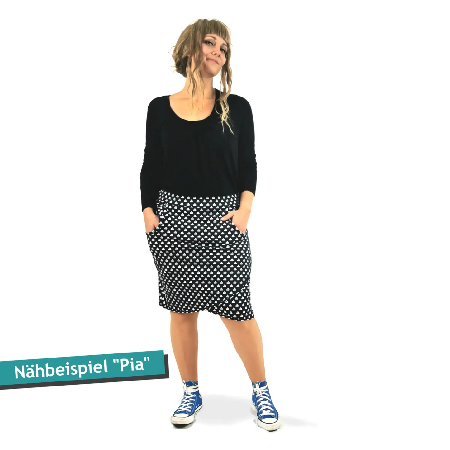 Schnittmuster Rock in Wickeloptik Pia (Gr. 32-54)