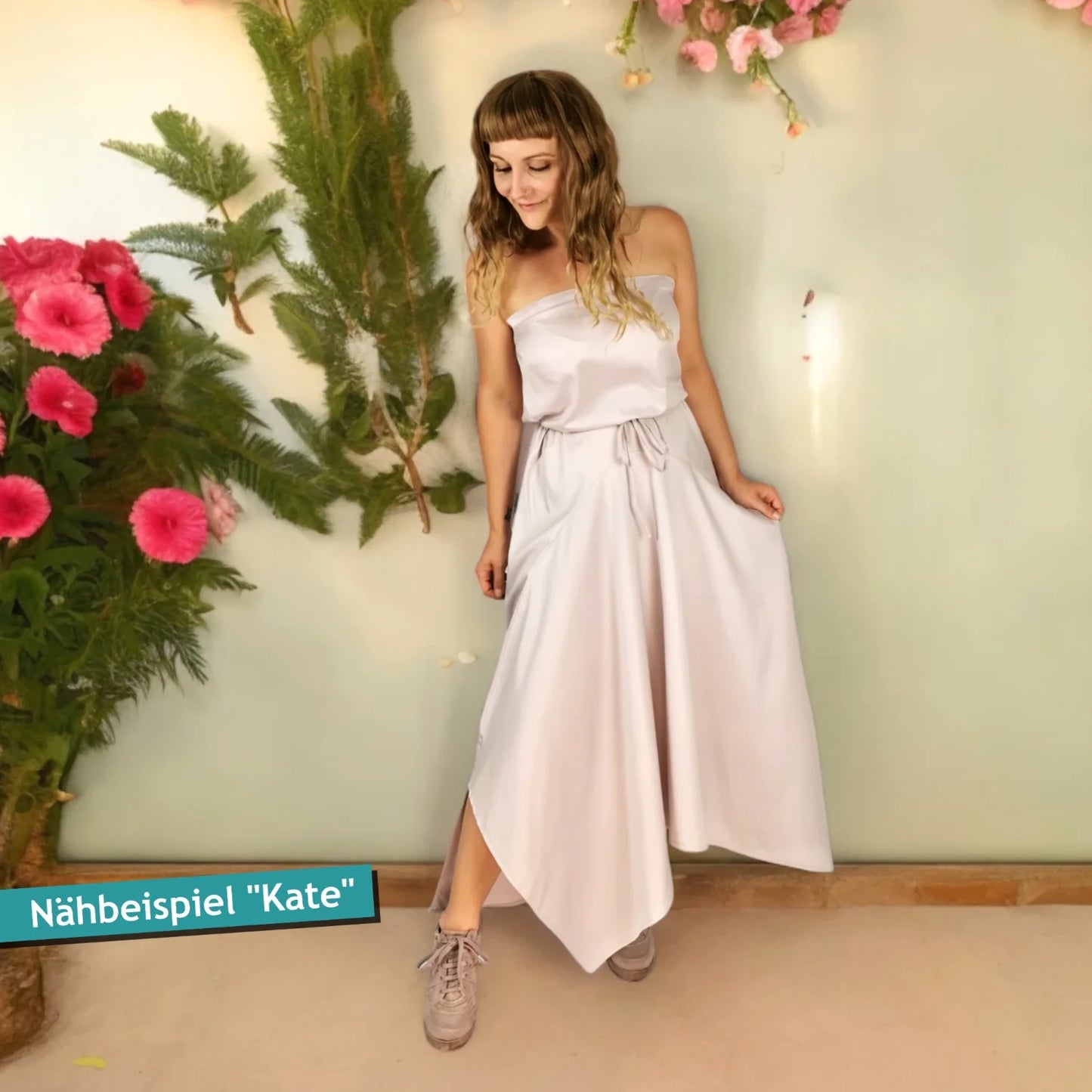Schnittmuster Maxi Bandeaukleid Kate (Gr. 32-44)