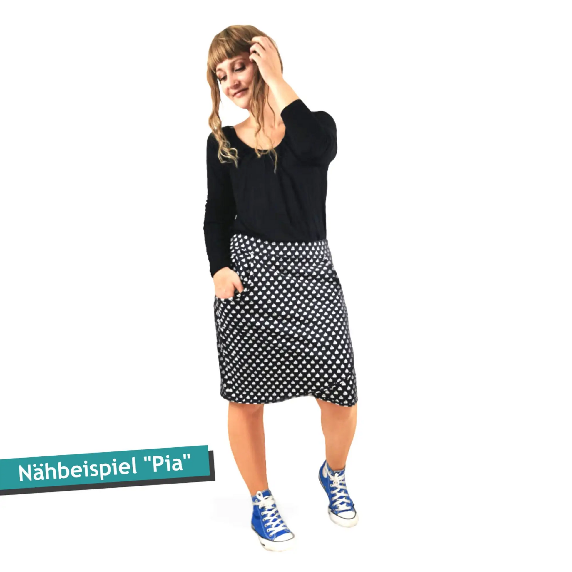 Schnittmuster Rock in Wickeloptik Pia (Gr. 32-54)