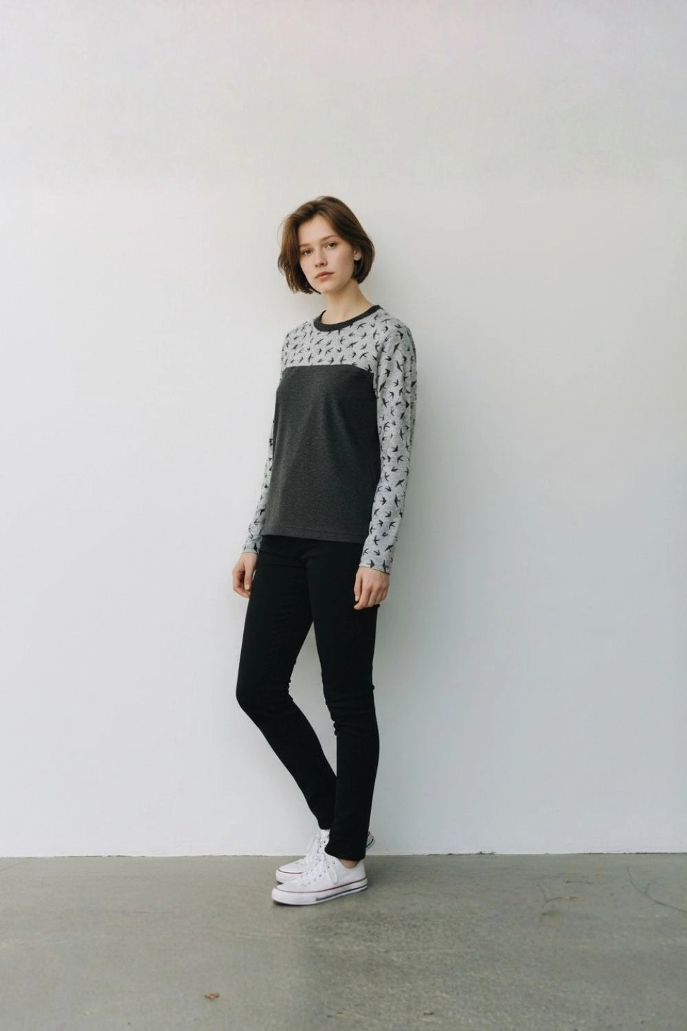 Schnittmuster Kinder T-Shirt & Longsleeve Nicky (92/98-164/170)