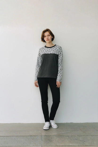 Schnittmuster Kinder T-Shirt & Longsleeve Nicky (92/98-164/170)