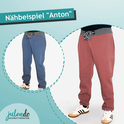 Schnittmuster Männer Jogginghose Anton (Gr. 44-60)