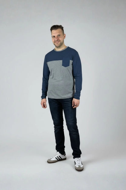 Schnittmuster Männer Shirt & Longsleeve Nick (Gr. 44-60)