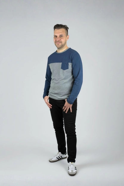Schnittmuster Männer Shirt & Longsleeve Nick (Gr. 44-60)