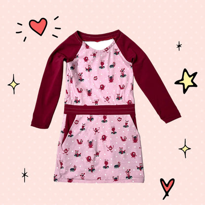 Sewing pattern children's jersey dress Ela Mini-Me