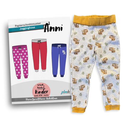 Sewing pattern children's jogging pants Anni