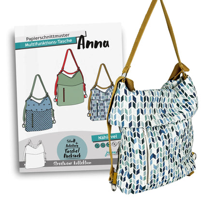 Sewing pattern handbag Anna