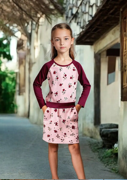 Sewing pattern children's jersey dress Ela Mini-Me