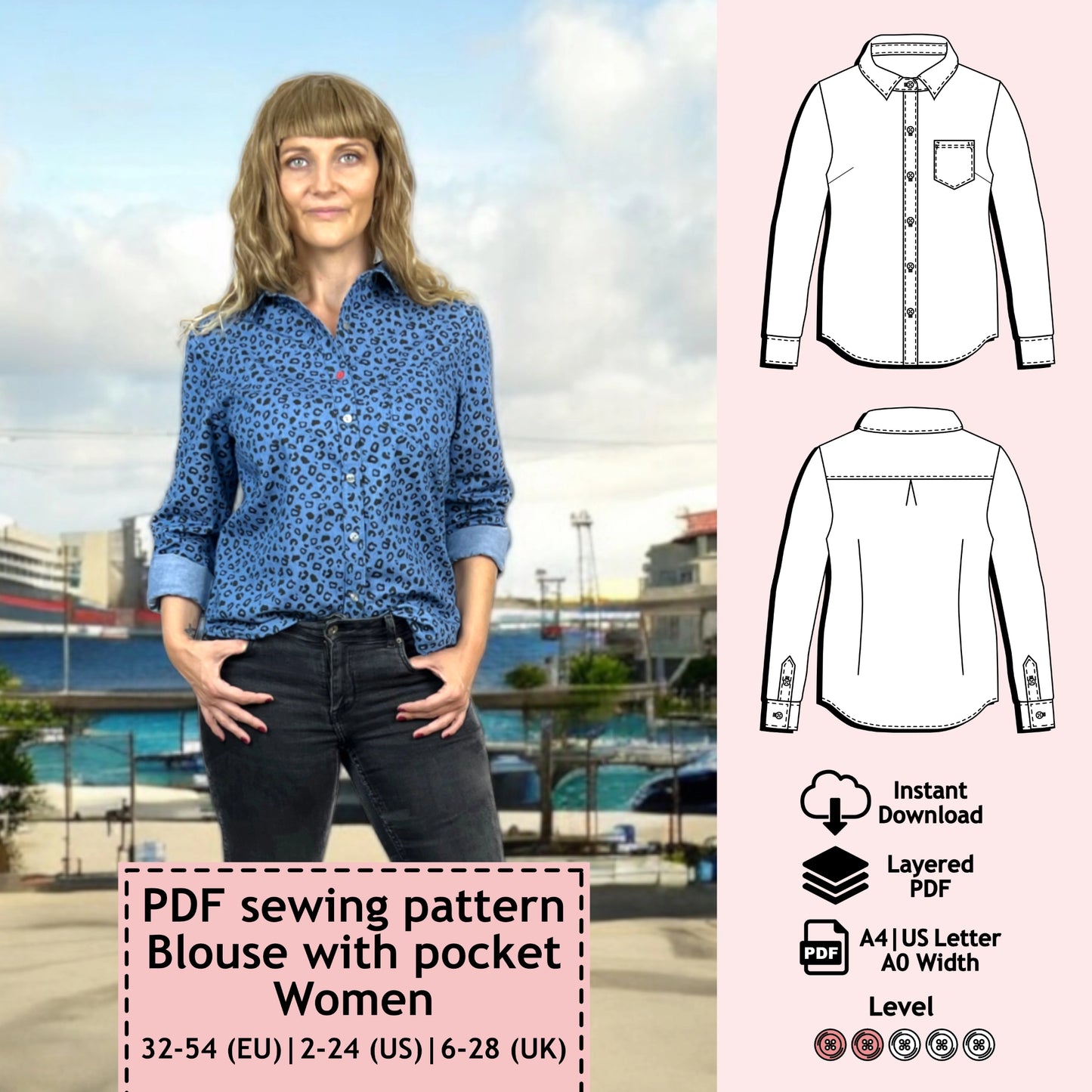 Stella blouse pattern