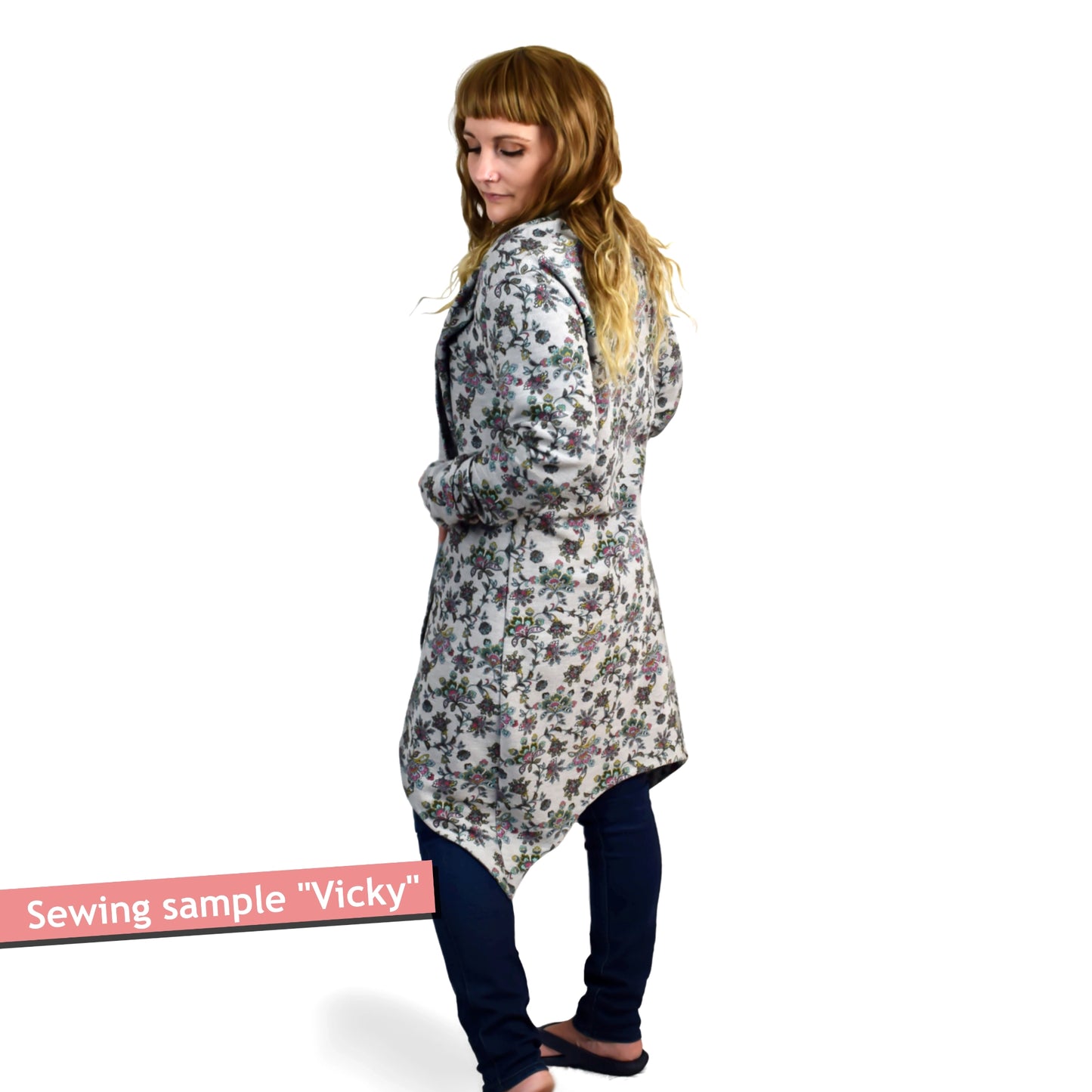 PDF Sewing pattern sweat cardigan (EU 32-54 / US 2-24 / UK 6-28)